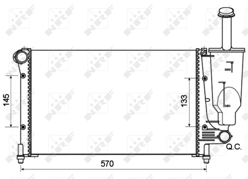 Radiateur NRF 53128A