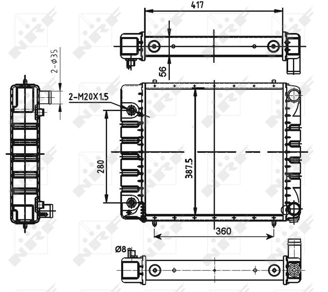 Radiateur NRF 53149