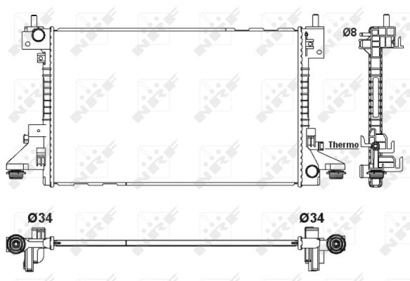Radiateur NRF 53160