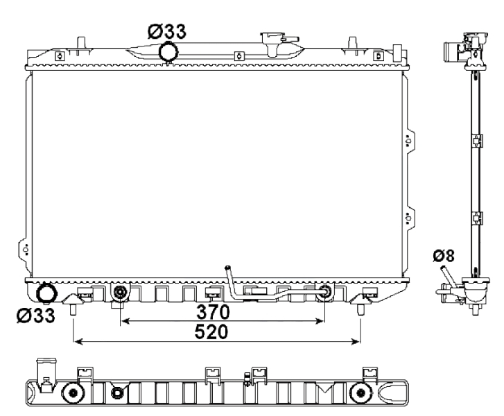 Radiateur NRF 53162