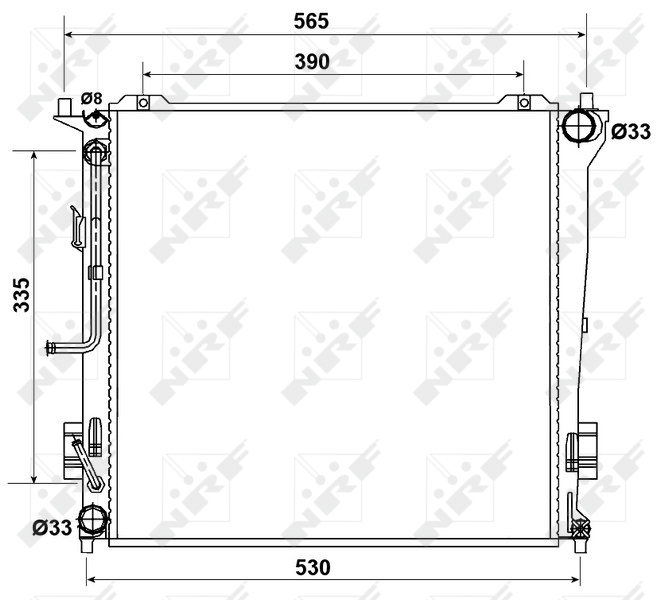 Radiateur NRF 53163