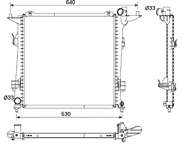 Radiateur NRF 53164