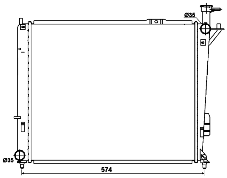 Radiateur NRF 53174