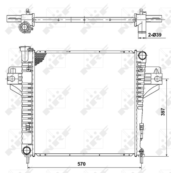 Radiateur NRF 53182