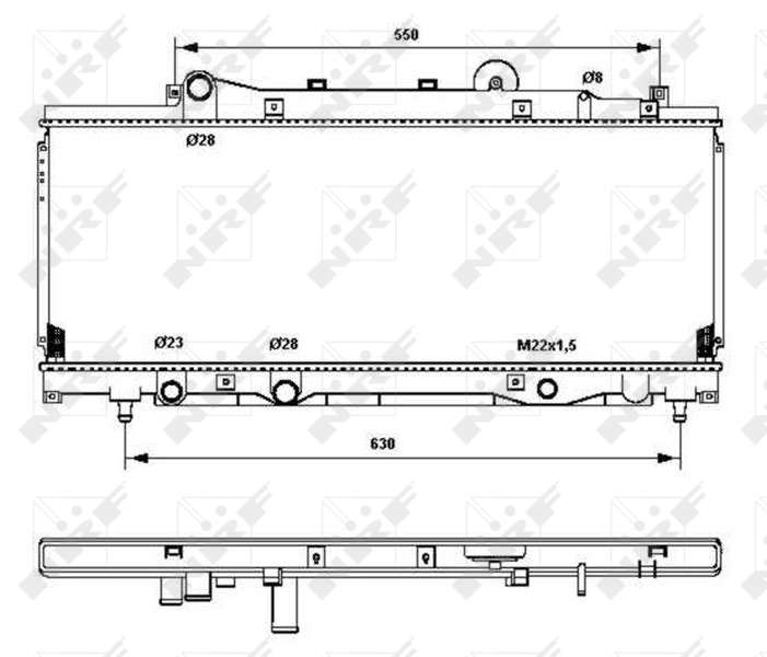 Radiateur NRF 53202