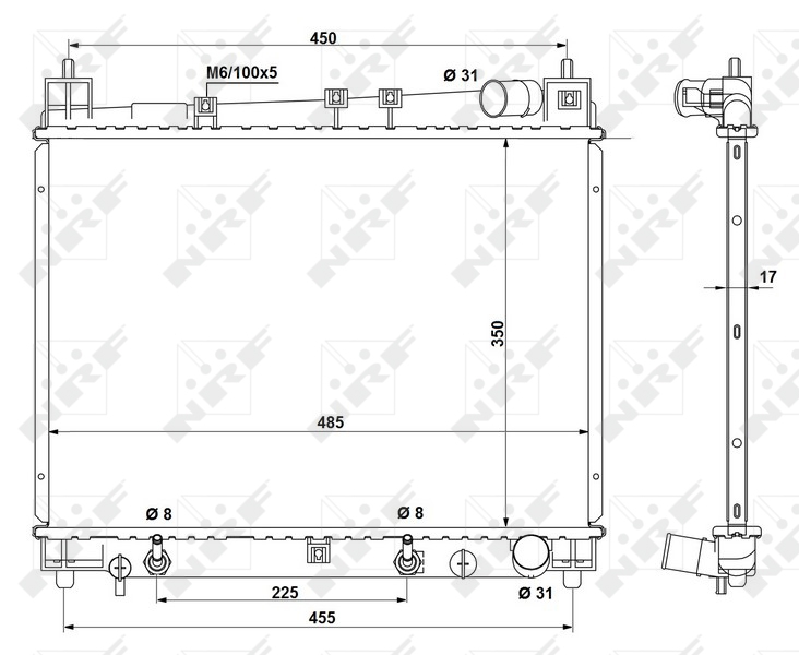 Radiateur NRF 53212