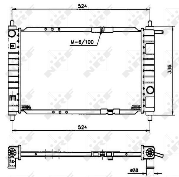 NRF Radiateur 53250