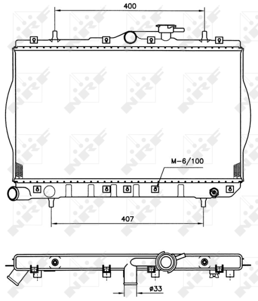 NRF Radiateur 53260