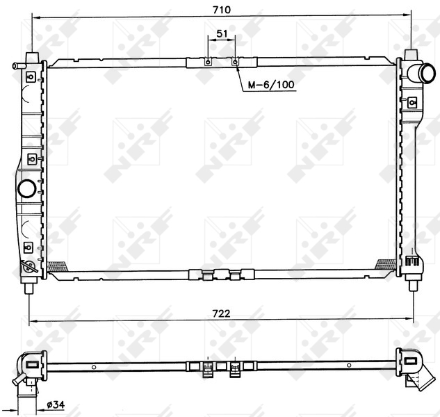 Radiateur NRF 53263