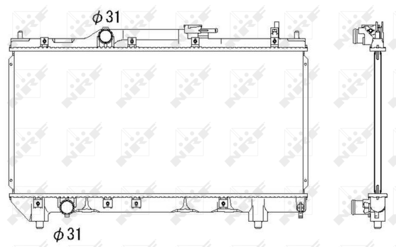 NRF Radiateur 53266