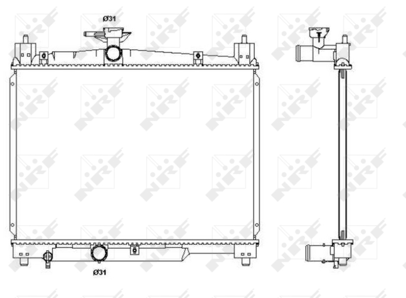 NRF Radiateur 53270