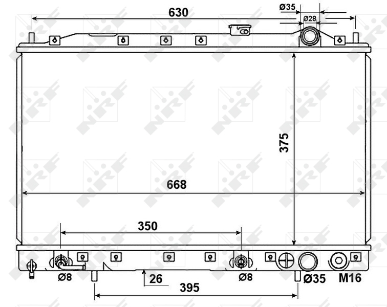 Radiateur NRF 53274