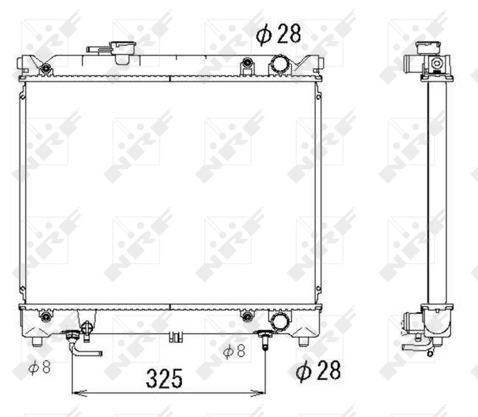 Radiateur NRF 53280