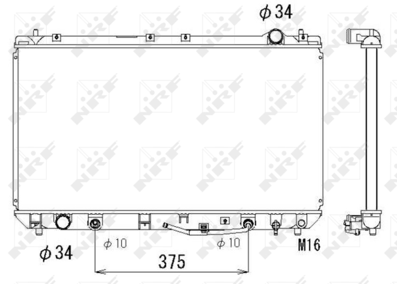 Radiateur NRF 53302