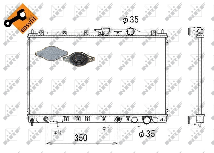 Radiateur NRF 53304