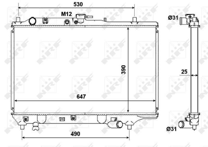 Radiateur NRF 53310