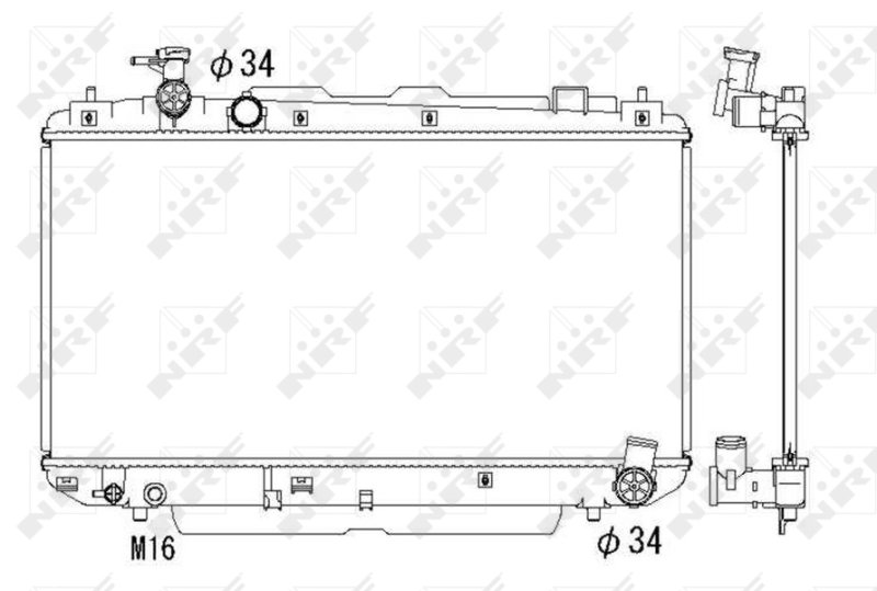 NRF Radiateur 53324