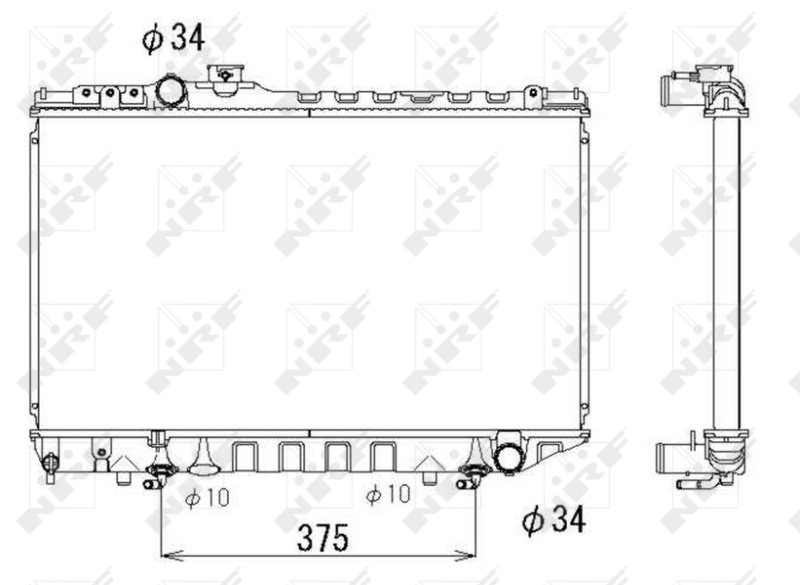 Radiateur NRF 53334