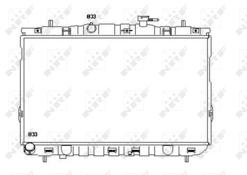 NRF Radiateur 53355