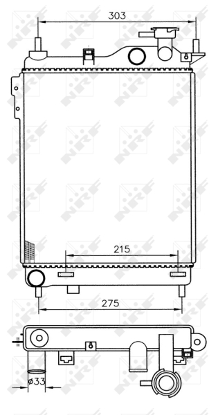 Radiateur NRF 53359