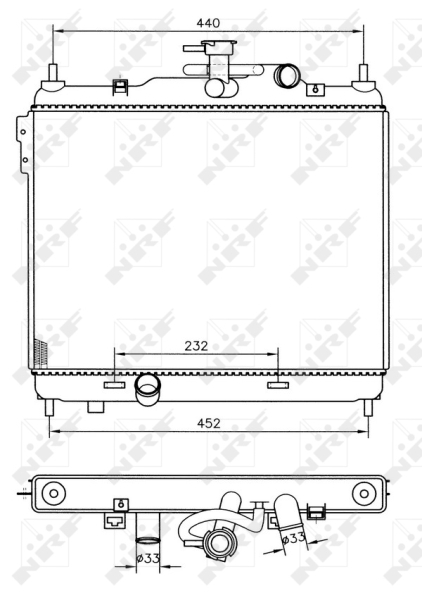 Radiateur NRF 53360