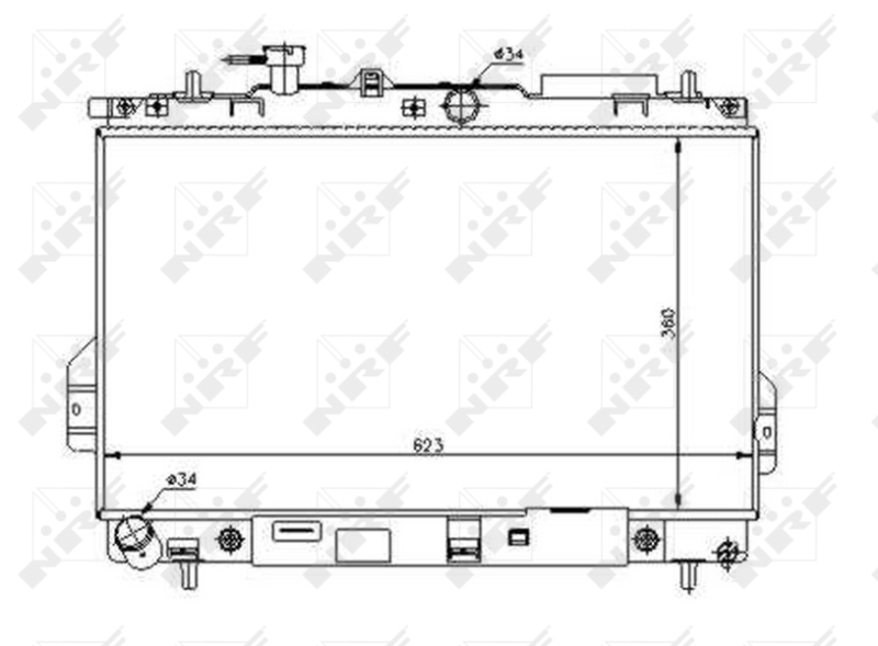 Radiateur NRF 53363