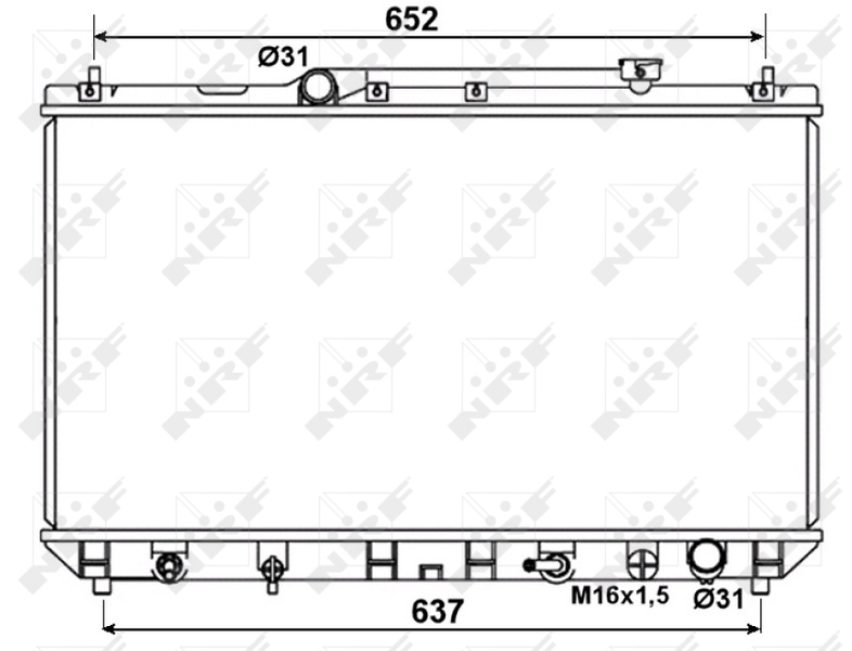 Radiateur NRF 53374