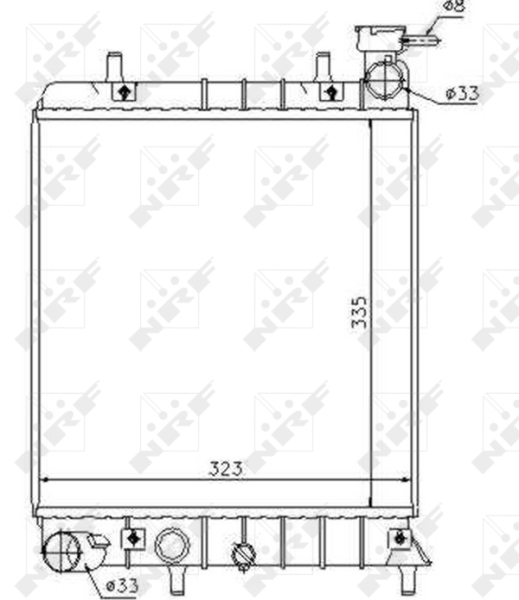 Radiateur NRF 53376