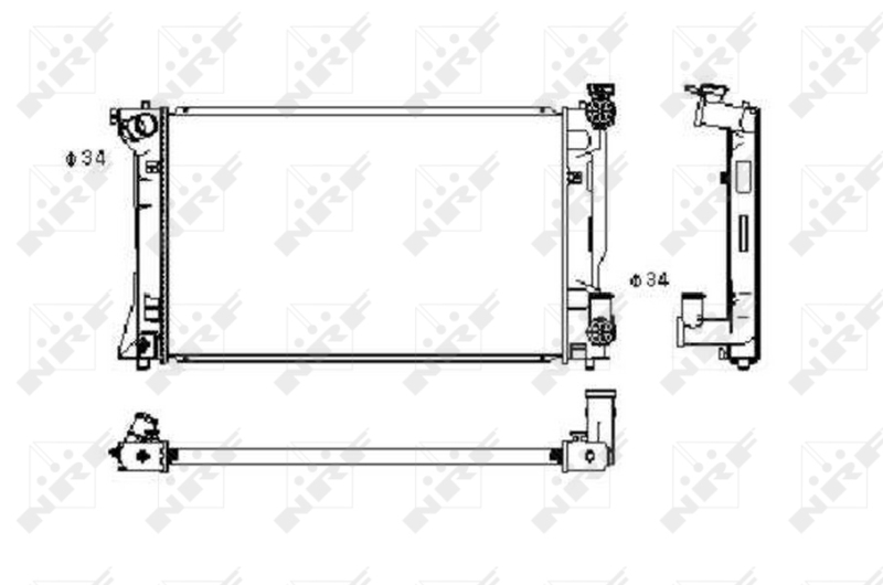 Radiateur NRF 53394