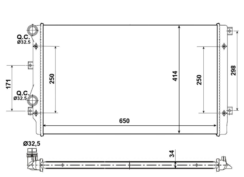 Radiateur NRF 53406A