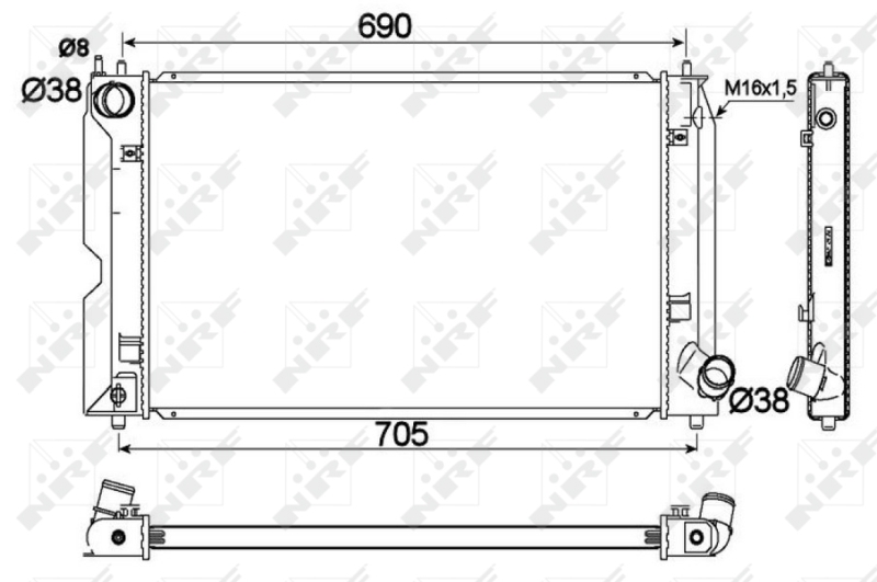 NRF Radiateur 53421