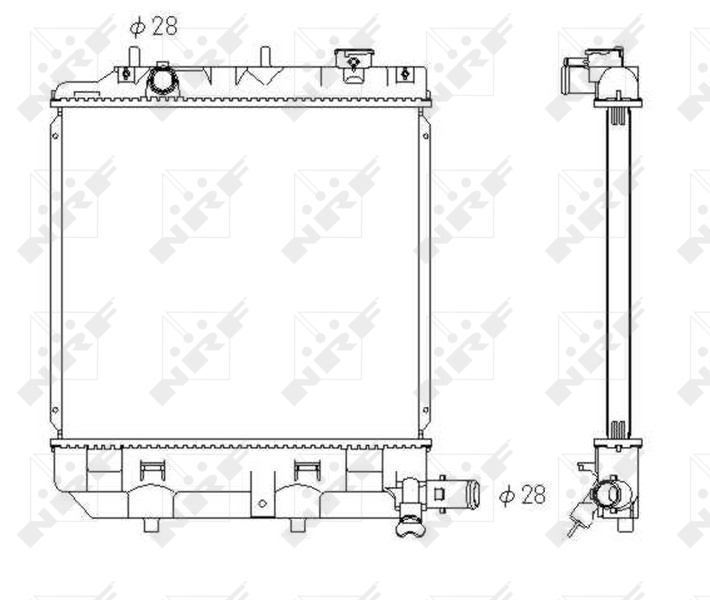 NRF Radiateur 53433