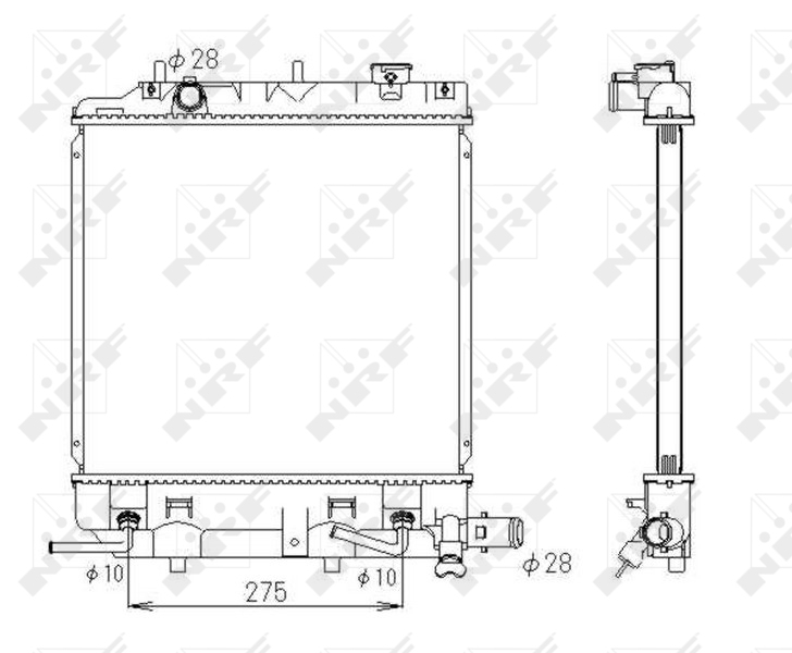 Radiateur NRF 53434