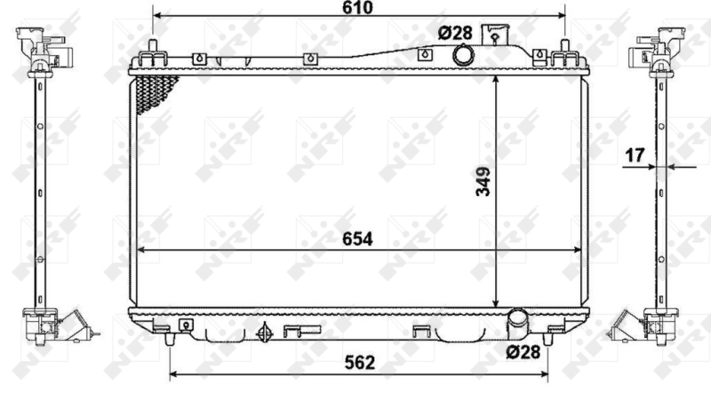 NRF Radiateur 53440