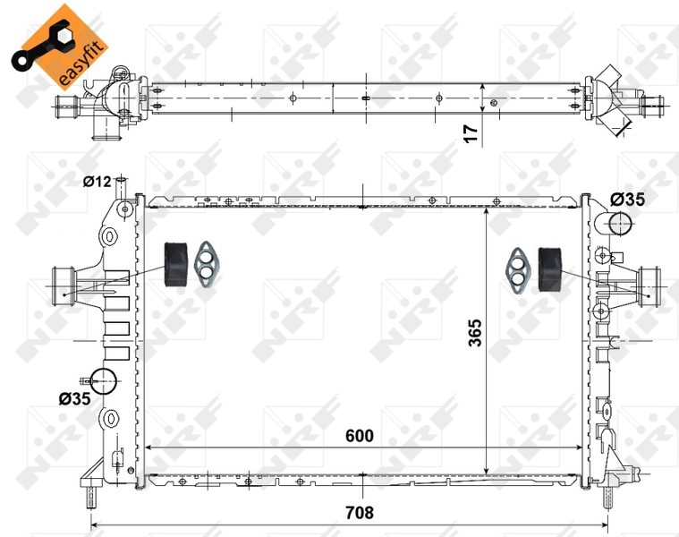 NRF Radiateur 53441
