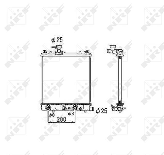 Radiateur NRF 53445