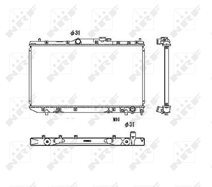 Radiateur NRF 53446