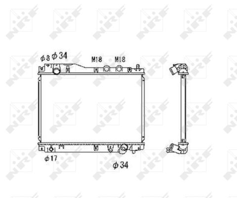 Radiateur NRF 53461