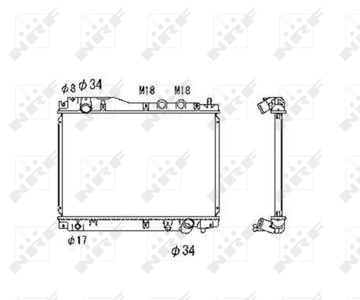 Radiateur NRF 53461