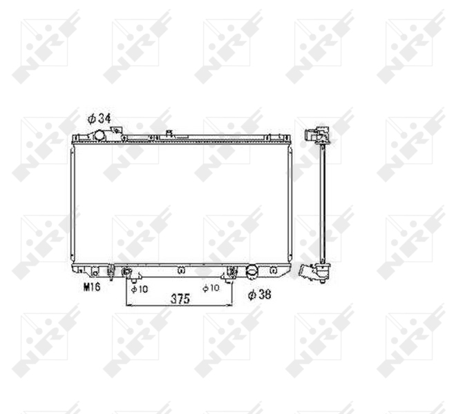 Radiateur NRF 53467