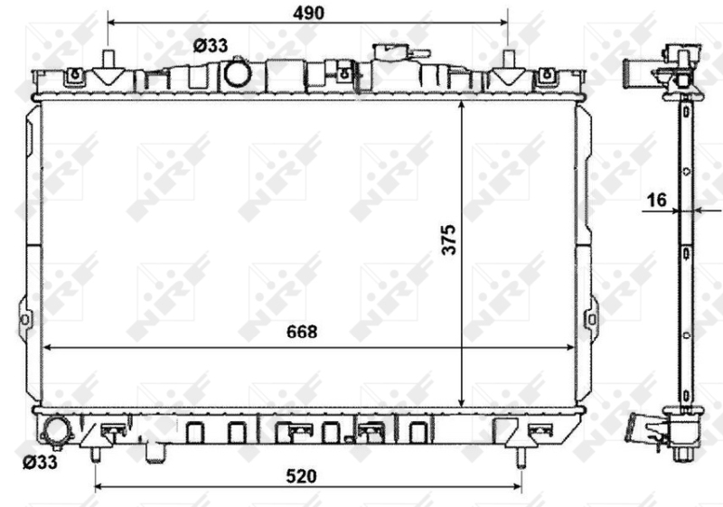NRF Radiateur 53471