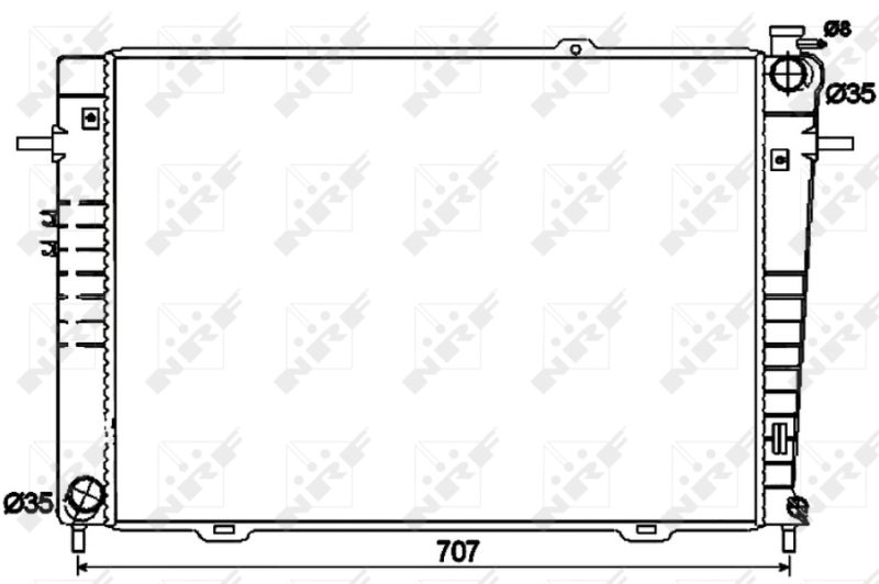 NRF Radiateur 53497