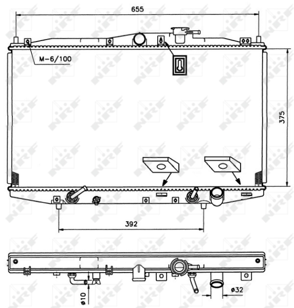 NRF Radiateur 53509