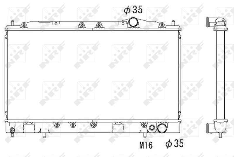 Radiateur NRF 53521