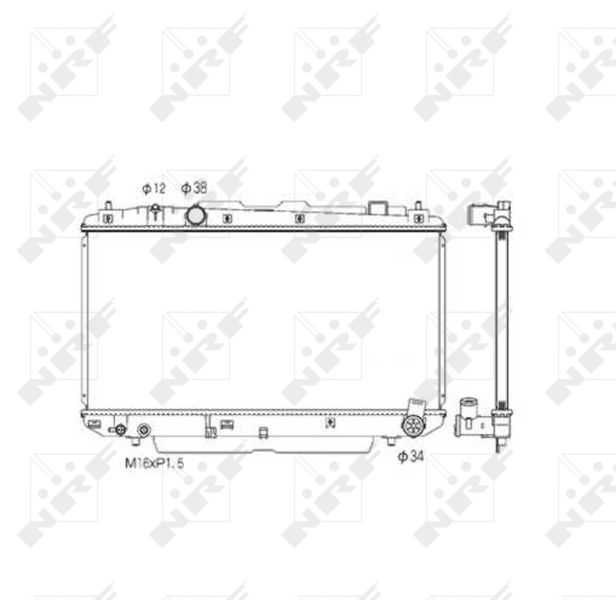 NRF Radiateur 53572