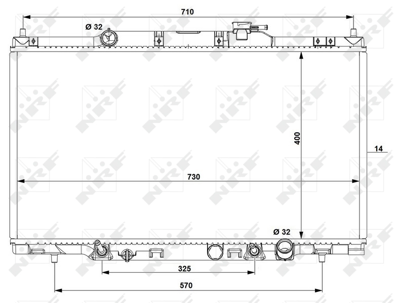 Radiateur NRF 53574