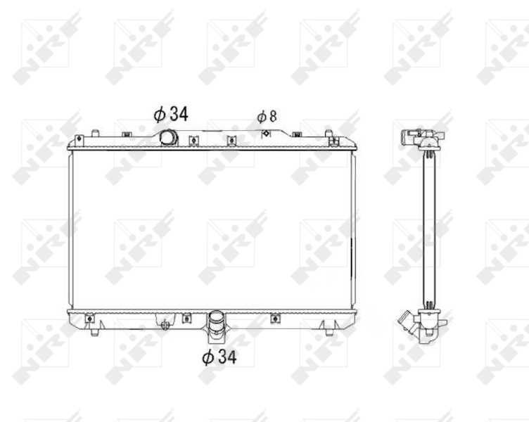 NRF Radiateur 53579