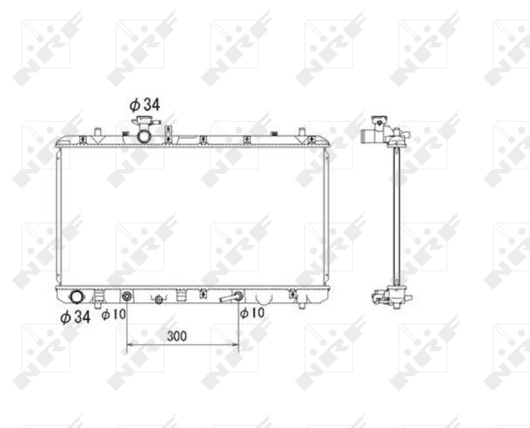 Radiateur NRF 53580