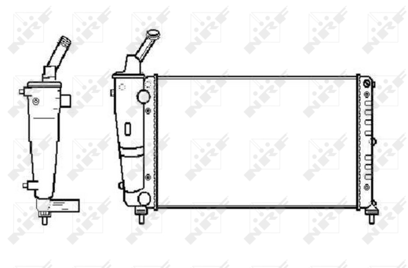 NRF Radiateur 53619