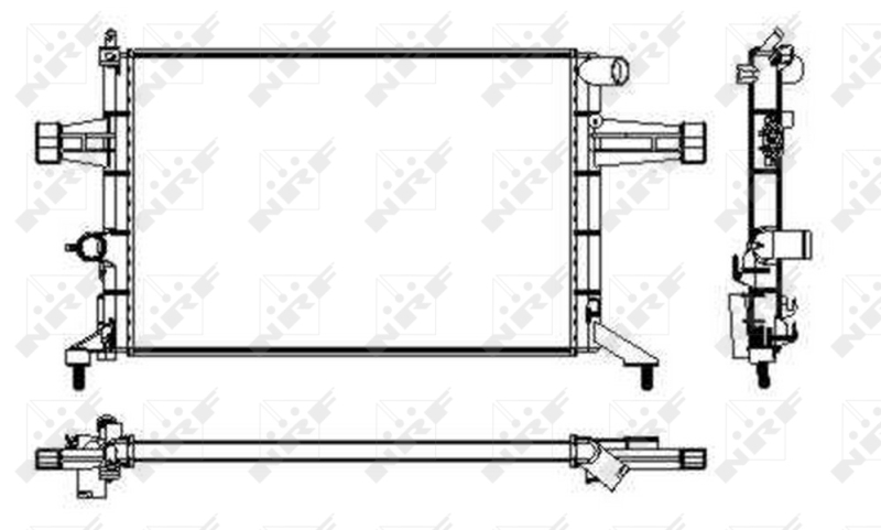 NRF Radiateur 53628